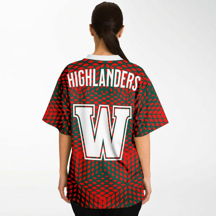 The Woodlands Highlanders Football Jersey 22