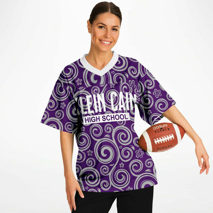 Klein Cain Hurricanes Football Jersey 18