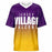 Jersey Village Falcons football jersey -  ghost view - front