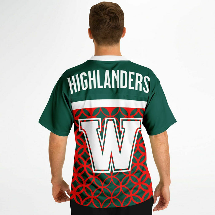 The Woodlands Highlanders Football Jersey 15