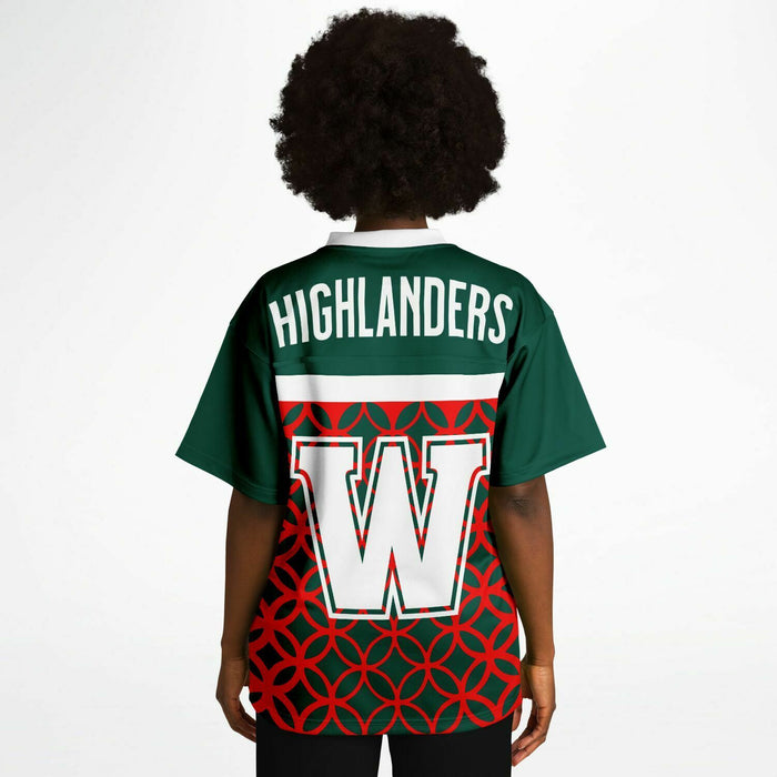 The Woodlands Highlanders Football Jersey 15