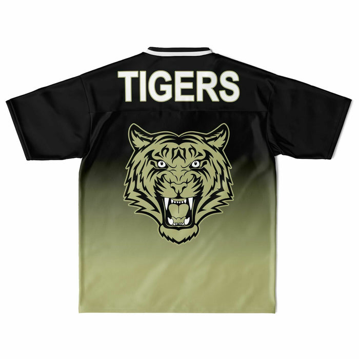 Cypress Park Tigers football jersey laying flat - back 05