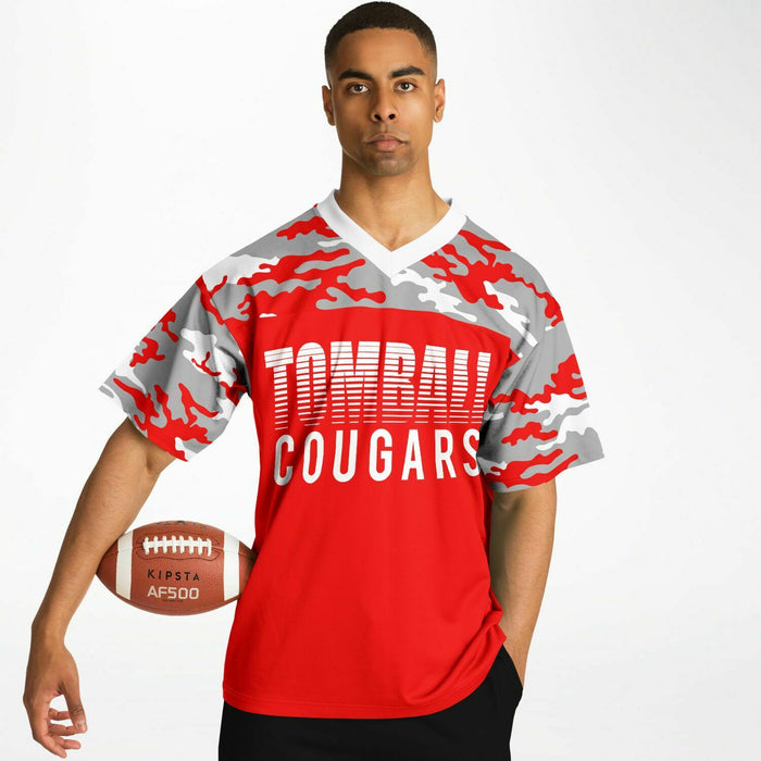 Tomball High School Cougars Football Jersey 08