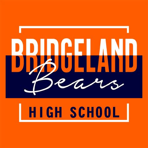 Bridgeland Bears Premium Orange T-shirt - Design 05