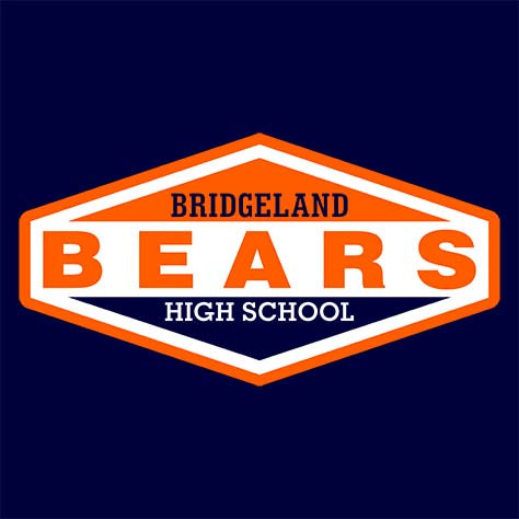 Bridgeland Bears Premium Navy Hoodie - Design 09