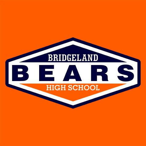 Bridgeland High School Bears Orange Garment Design 09