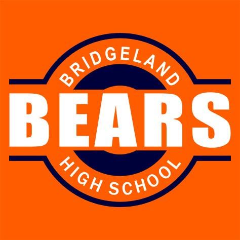 Bridgeland Bears Premium Orange T-shirt - Design 11