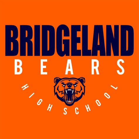 Bridgeland High School Bears Orange Garment Design 12