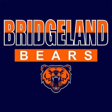 Bridgeland Bears Premium Navy Hoodie - Design 23