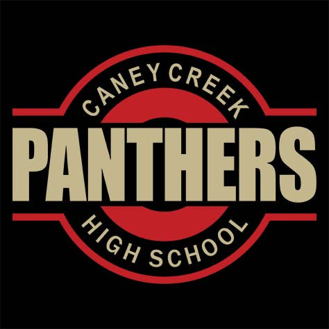 Caney Creek Panthers Premium Black Hoodie - Design 11