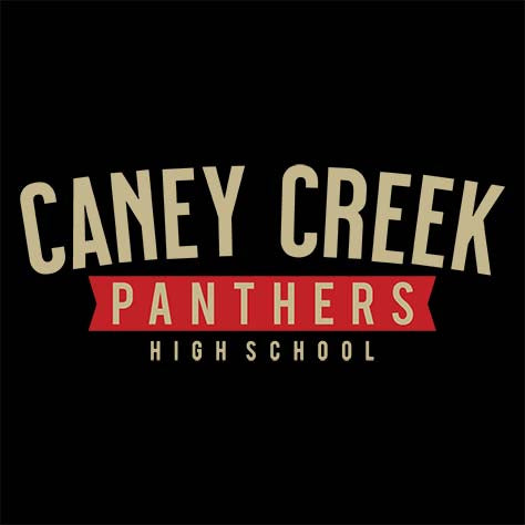 Caney Creek Panthers Premium Black Hoodie - Design 21