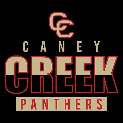 Caney Creek Panthers Premium Black Hoodie - Design 23