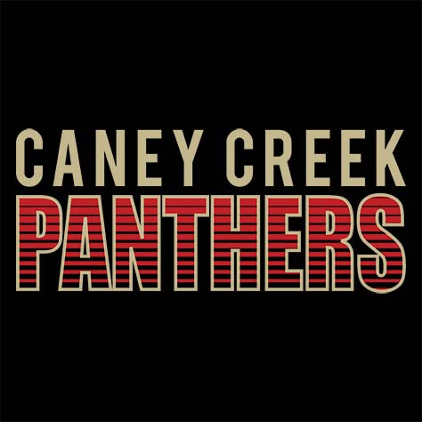 Caney Creek Panthers Premium Black Hoodie - Design 24