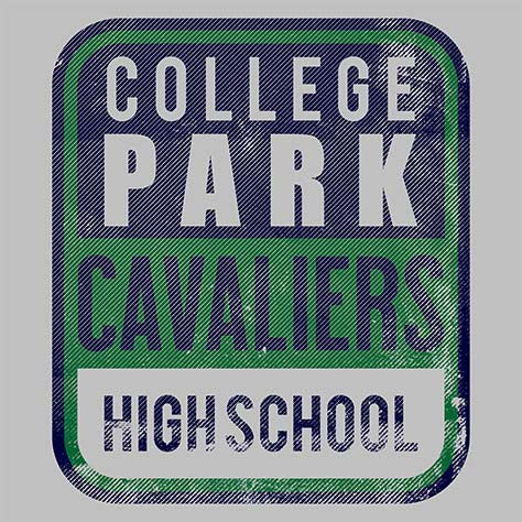 College Park Cavaliers Premium Silver T-shirt - Design 01