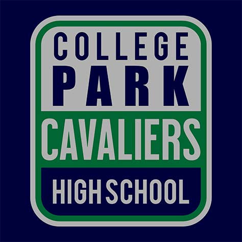 College Park Cavaliers Premium Navy Hoodie - Design 01