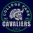 College Park Cavaliers Premium Navy T-shirt - Design 04