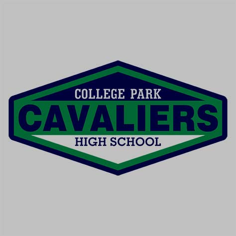 College Park Cavaliers Premium Silver T-shirt - Design 09