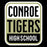 Conroe Tigers Premium Black T-shirt - Design 01