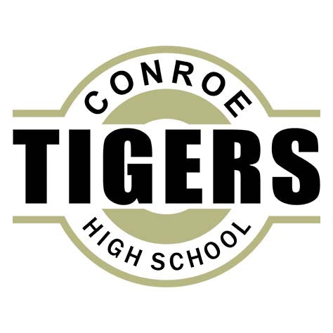 Conroe Tigers Premium White T-shirt - Design 11