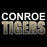 Conroe Tigers Premium Black Hoodie - Design 24