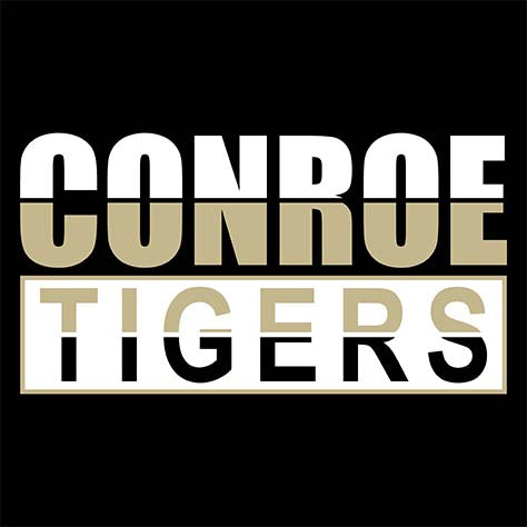 Conroe Tigers Premium Black Hoodie - Design 31