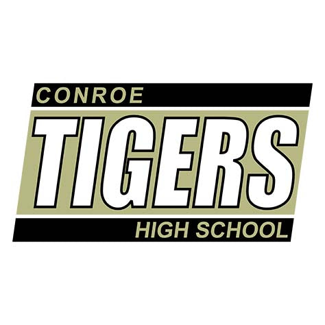 Conroe Tigers Premium White T-shirt - Design 72