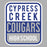 Cypress Creek Cougars Premium Silver T-shirt - Design 01