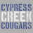 Cypress Creek Cougars Premium Silver T-shirt - Design 17