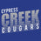 Cypress Creek High School Cougars Royal Blue Garment Design 32