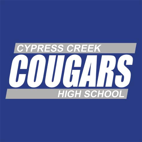 Cypress Creek Cougars Premium Royal T-shirt - Design 72