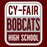 Cy-Fair High School Bobcats Maroon Garment Design 01