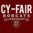 Cy-Fair Bobcats Premium Maroon Hoodie - Design 03