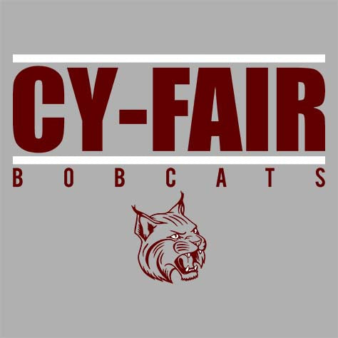 Cy-Fair Bobcats Premium Heather T-shirt - Design 07