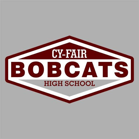 Cy-Fair Bobcats Premium Grey Hoodie - Design 09