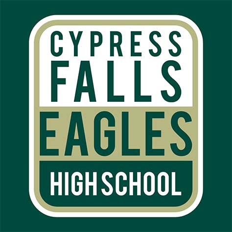 Cypress Falls High School Eagles Forest Green Garment Design 01