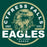 Cypress Falls High School Eagles Forest Green Garment Design 04