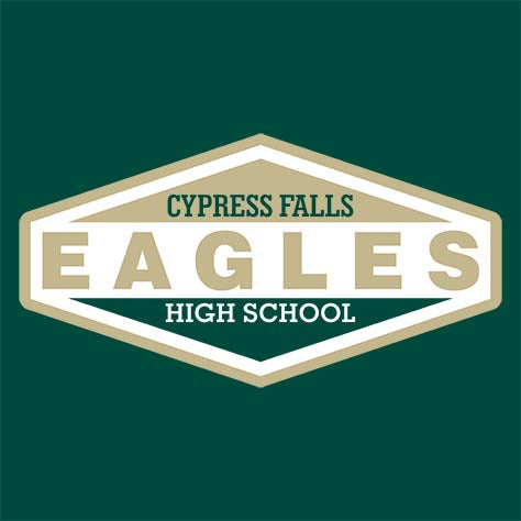 Cypress Falls Eagles Premium Forest Green Hoodie - Design 09