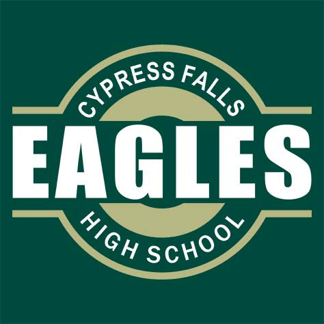 Cypress Falls High School Eagles Forest Green Garment Design 11