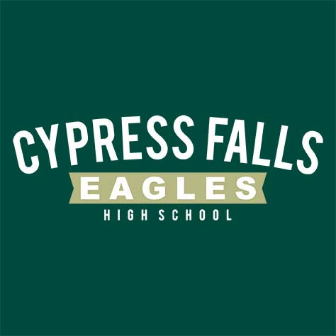 Cypress Falls High School Eagles Forest Green Garment Design 21