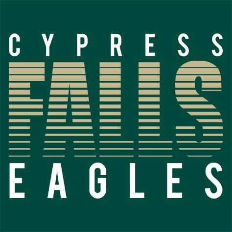 Cypress Falls Eagles Premium Forest Green Hoodie - Design 24