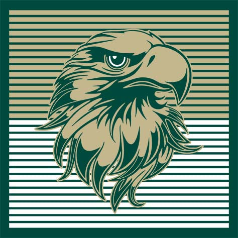 Cypress Falls Eagles Premium Forest Green Hoodie - Design 27