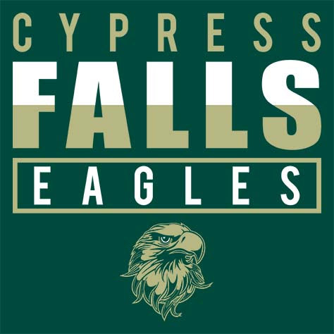 Cypress Falls Eagles Premium Forest Green T-shirt - Design 29