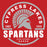 Cypress Lakes Spartans Premium Red T-shirt - Design 04