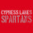 Cypress Lakes High School Spartans Red Garment Design  17