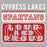 Cypress Lakes High School Spartans Sports Grey Garment Design 86