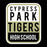 Cypress Park High School Tigers Black Garment Design 01