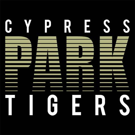 Subliminator Cypress Park Tigers Football Spirit Jersey 10 XL