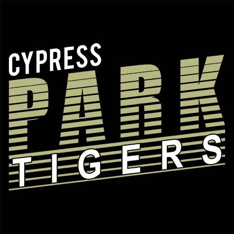 Subliminator Cypress Park Tigers Football Spirit Jersey 10 XL