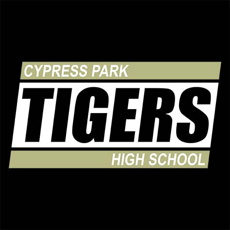 Cypress Park High School Tigers Black Garment Design 72