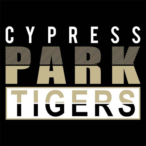 Cypress Park Tigers Premium Black Hoodie - Design 31